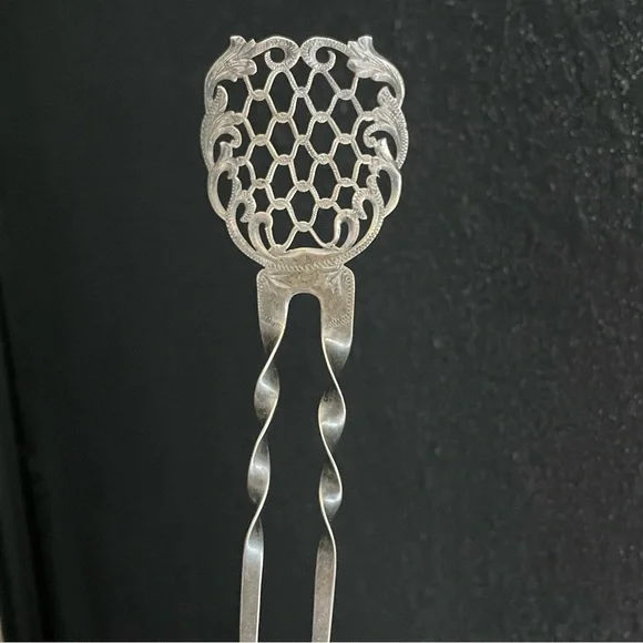 Sterling silver 1900’s Hair Comb Peinetta Accessory - Picture 15 of 16